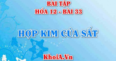 Bài tập Hợp kim của Sắt (Fe): Giải bài tập 1, 2, 3, 4, 5, 6 trang 151 SGK Hóa 12 bài 33